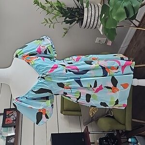 A New Day Blue Floral Dress